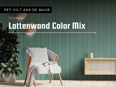 Lattenwand wandpaneel Color Mix XL  